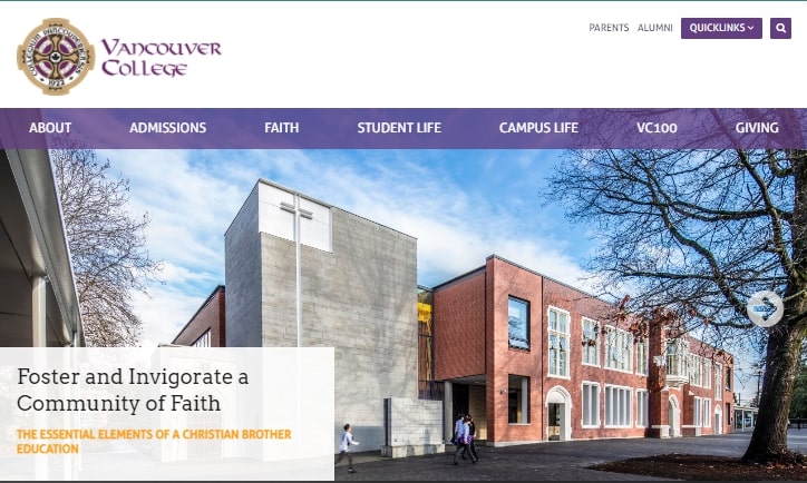 Vancouver College Homepage