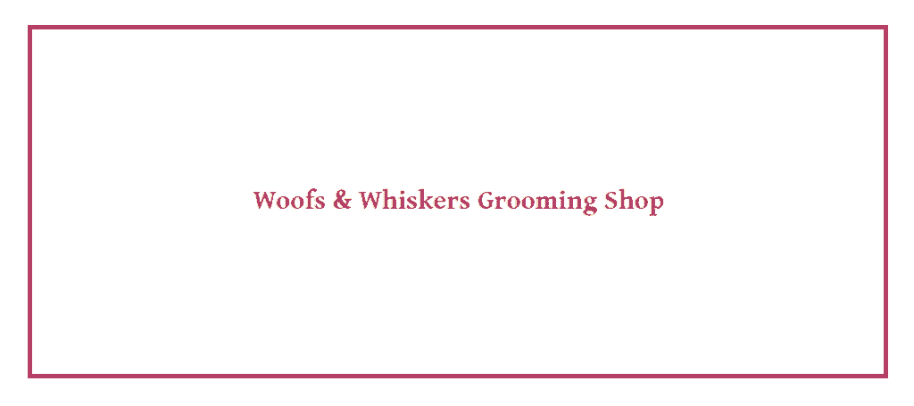 Woofs and Whiskers Banner