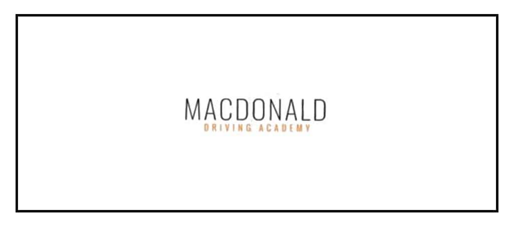 Macdonald Driving Academy's Banner