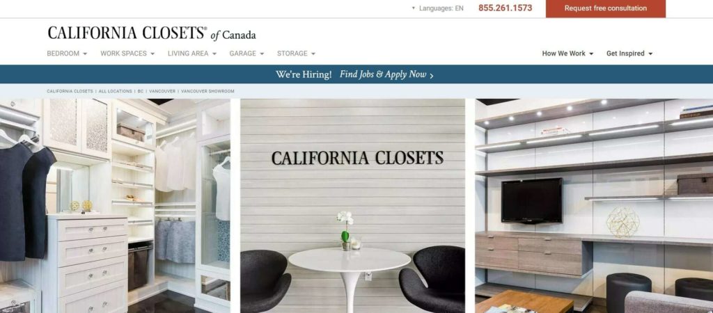 California Closets Homepage