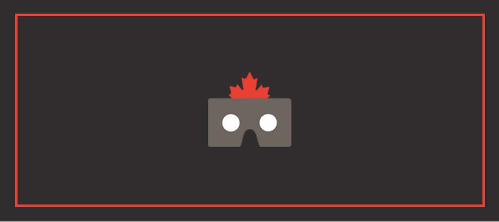 Cardboard VR Canada's Banner