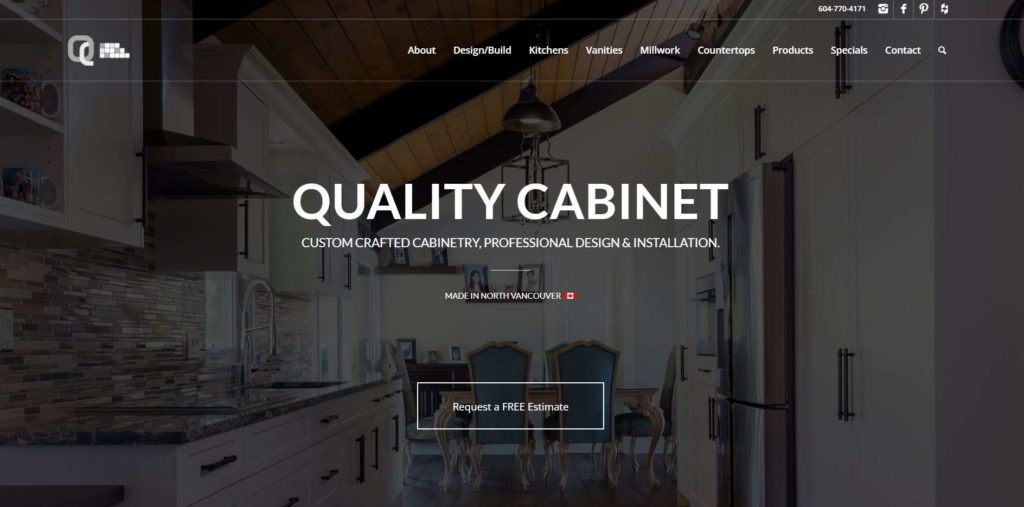 Quality Cabinet Manufacturing Ltd. Homepage