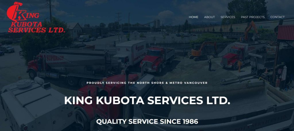 King Kubota Services Ltd. Homepage