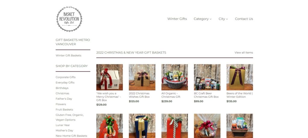 Basket Revolution Gifts Ltd.'s Homepage