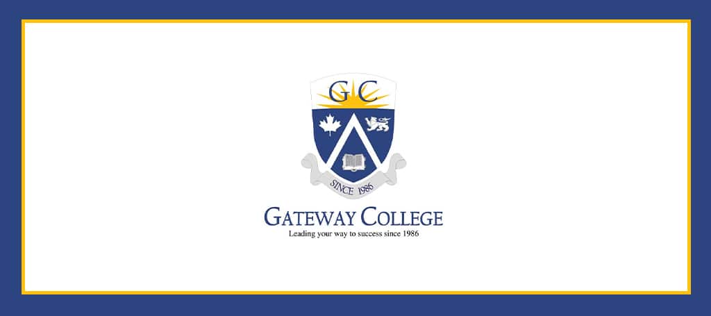 Gateway College's Banner