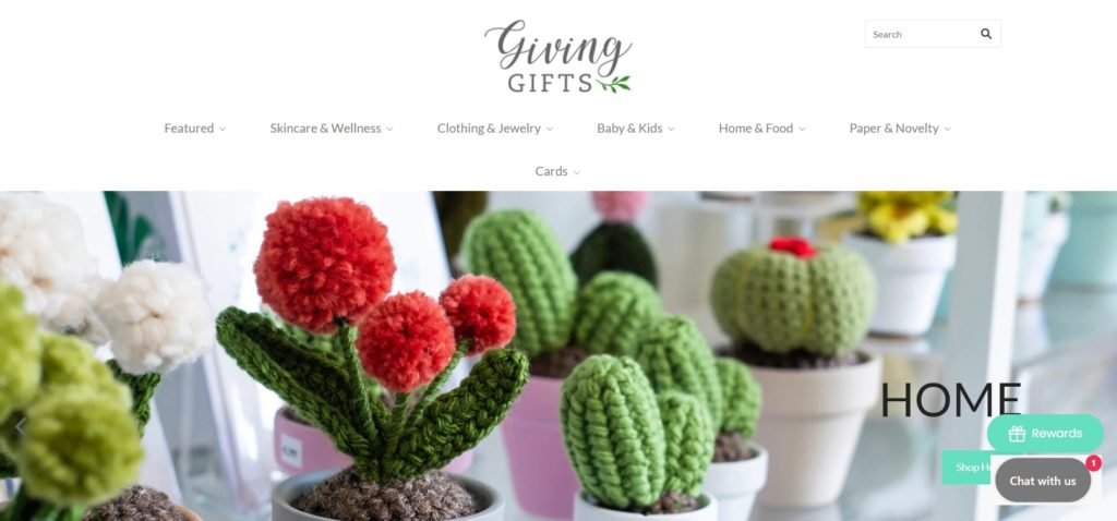 Giving Gifts Homepage