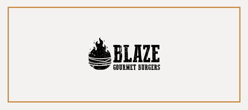 Blaze Gourmet Burgers Banner