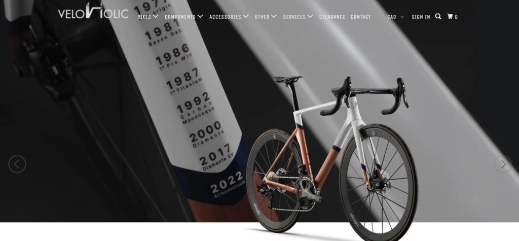 Veloholic Cycles Homepage