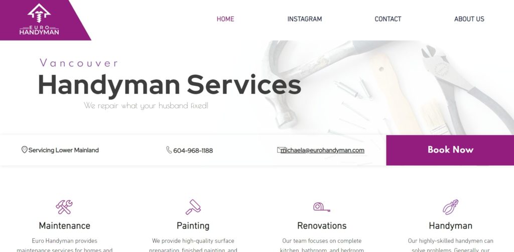 Euro Handyman Ltd.'s Homepage