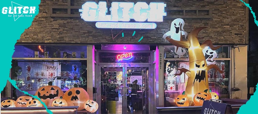 Glitch Retro Arcade Bar