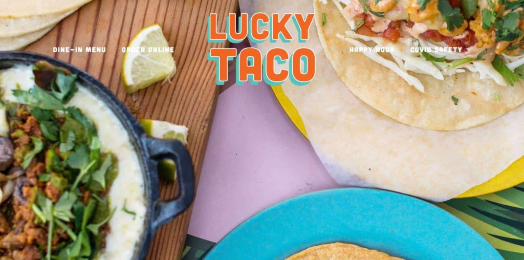 Lucky Taco' Homepage