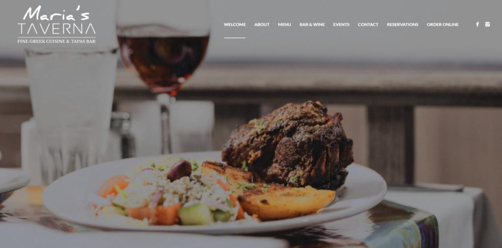 Maria's Taverna' Homepage