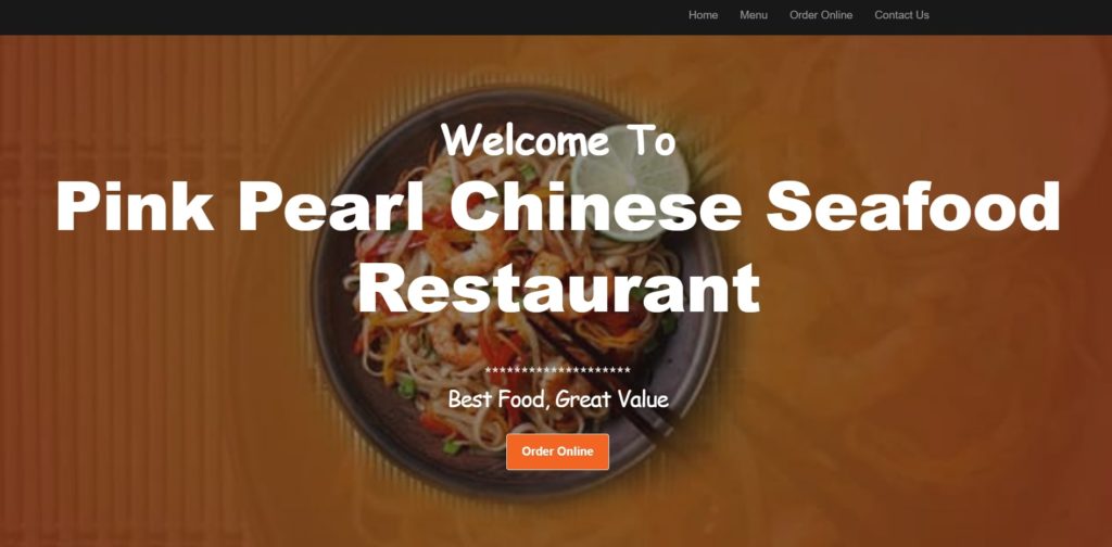 Pink Pearl Chinese Seafood Restaurant' Homepage