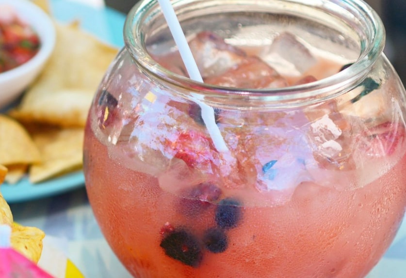 Sangria punch bowl