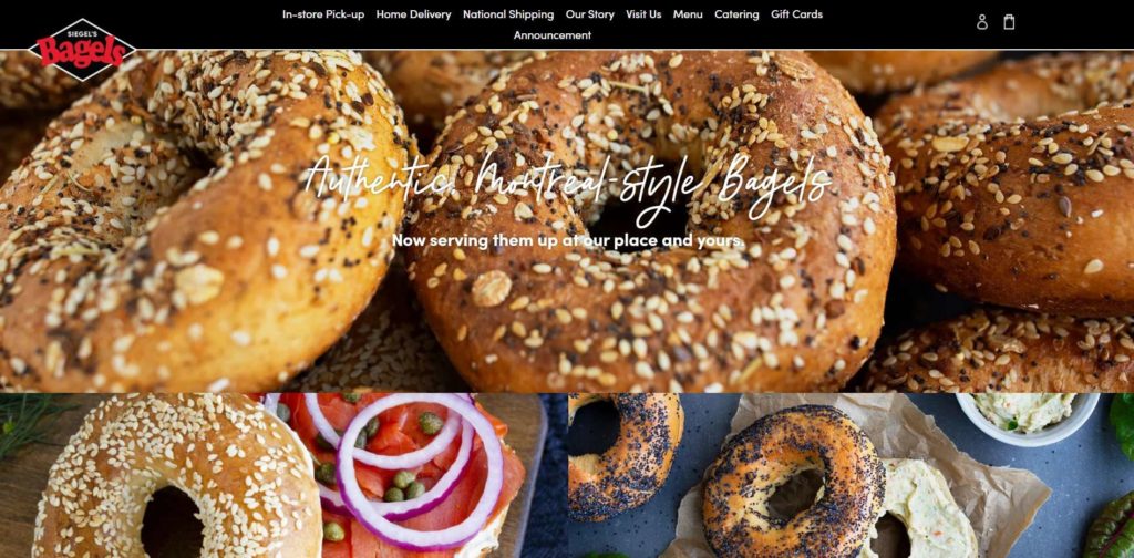 Siegel's Bagels' Homepage