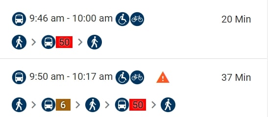 TransLink Trip Planner