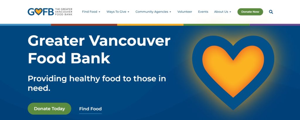 Volunteer in the Greater Vancouver Food Bank