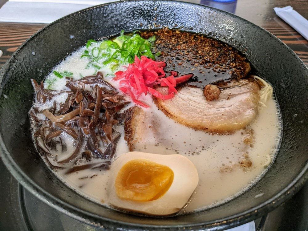 Black garlic ramen