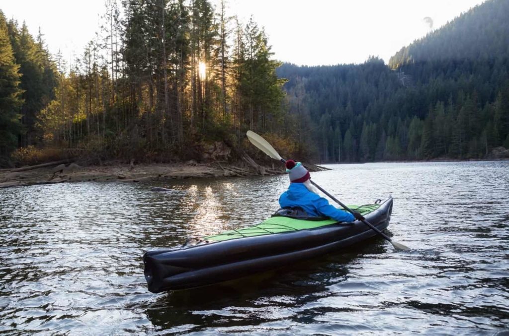 Kayak on Mill Lake