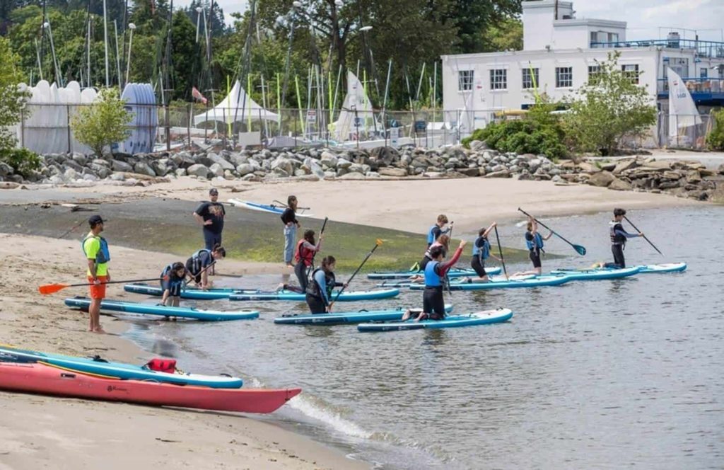 Paddle along Jericho Beach