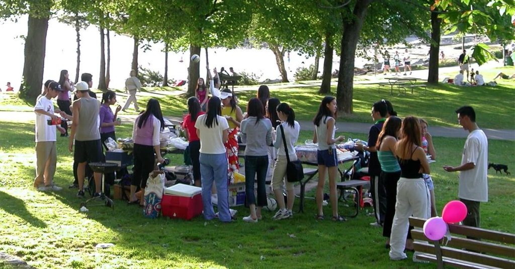 Set up a Picnic by the Pond