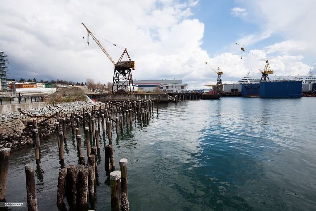 What are the Shipyards in North Vancouver