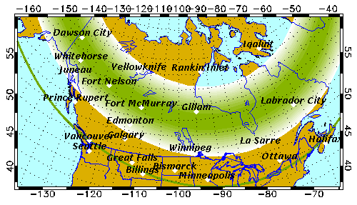 Can you see the Northern Lights in Vancouver