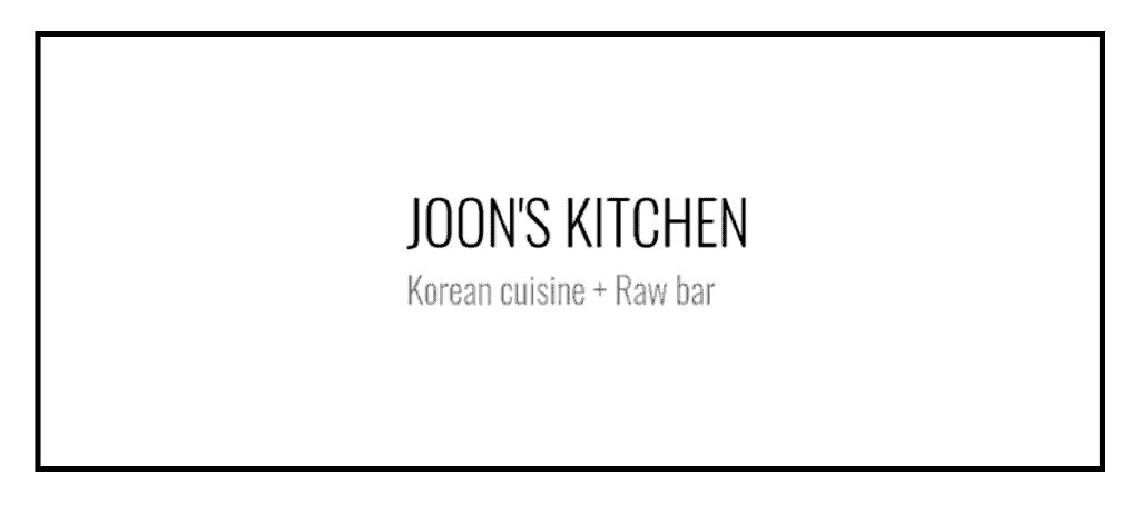 Joon’s Kitchen's Banner