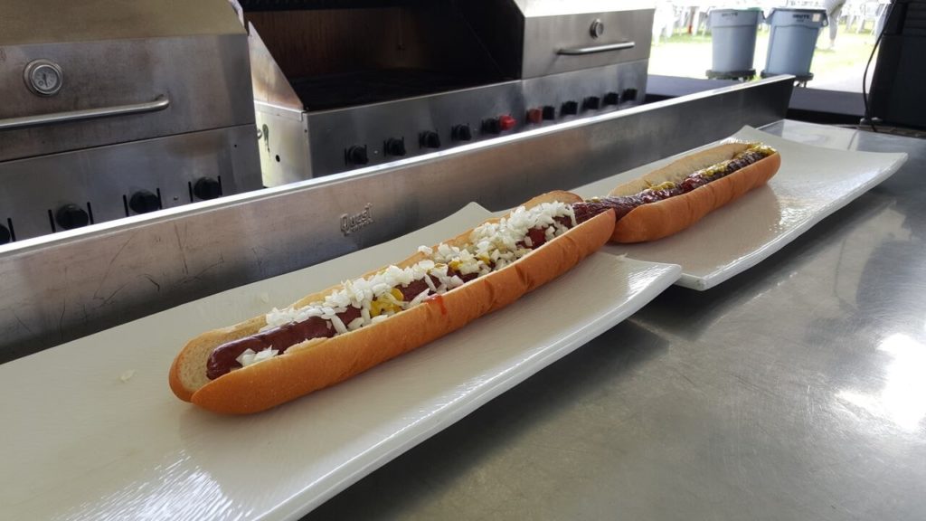 You can get 3-feet long hotdogs here