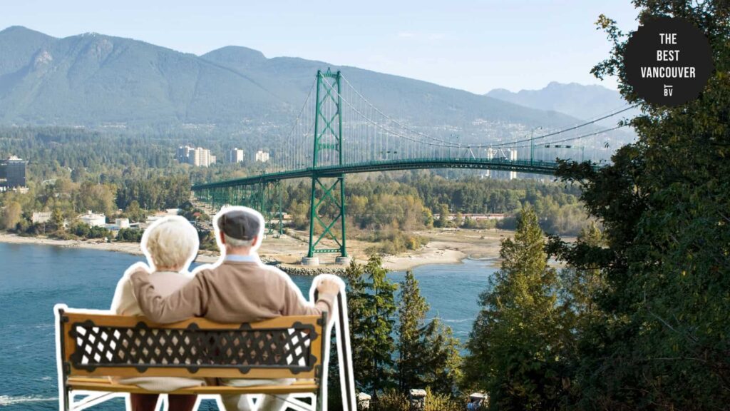 Stride Above the Water on the Lions Gate Bridge