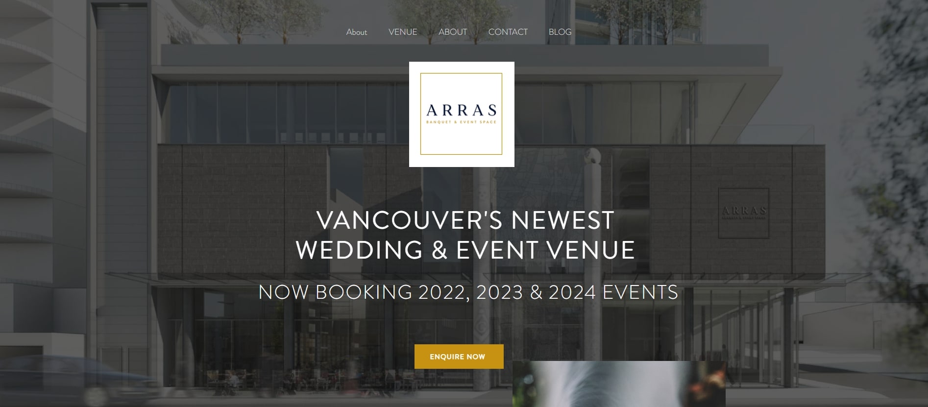 Arras Banquet & Events Homepage