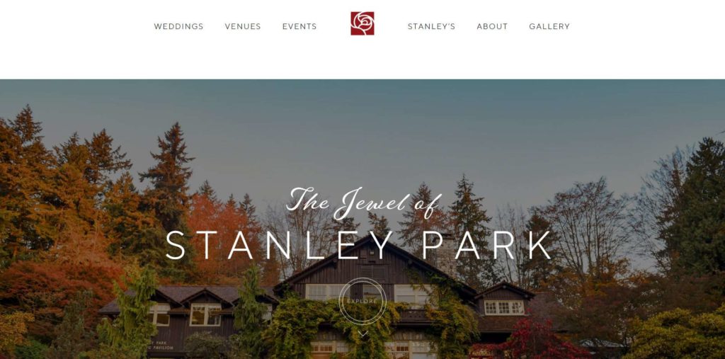 Stanley Park Pavilion Homepage